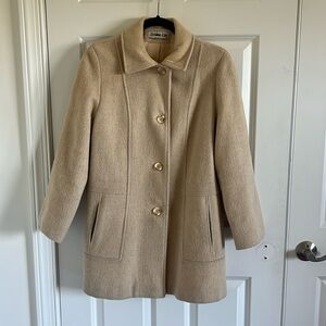 Vintage Herman Kay Cream Winter Coat